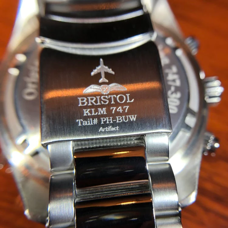 747 Tribute - Stainless Steel, Black Dial - Image 4