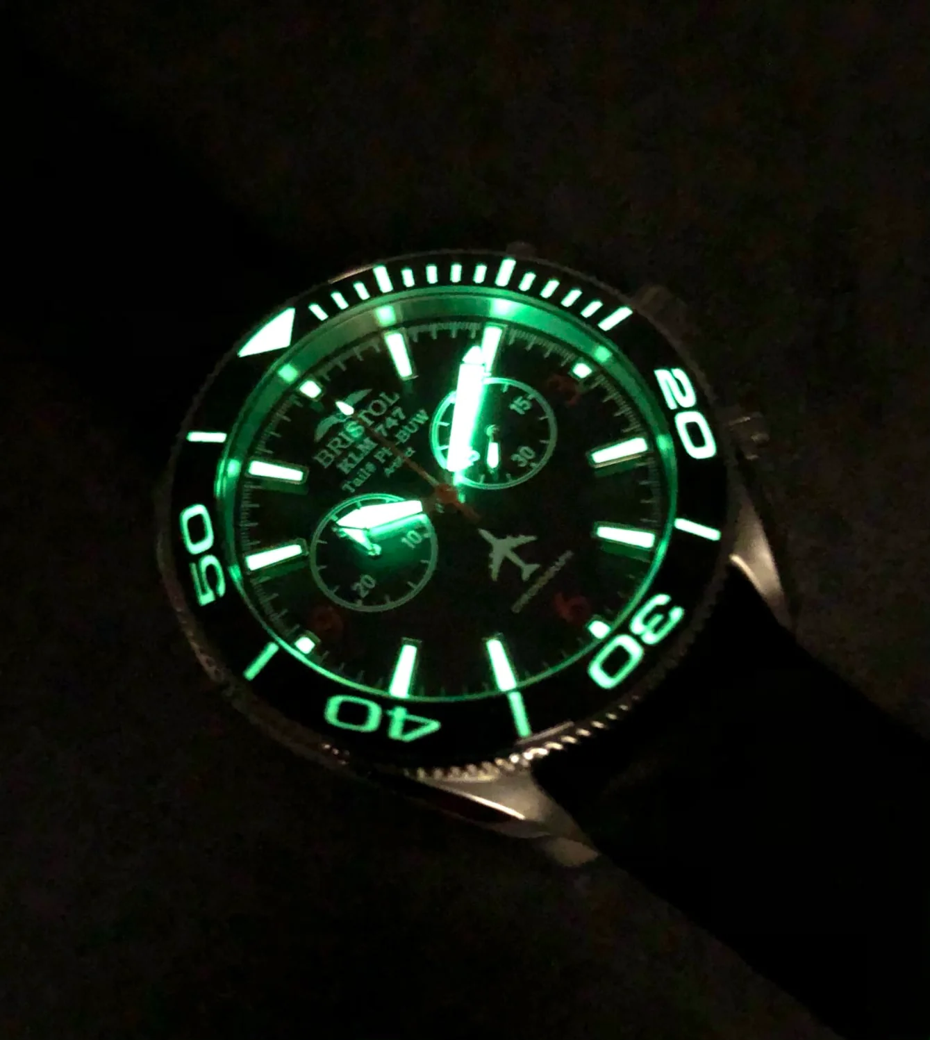 747 Tribute - Stainless Steel, Black Dial - Image 8