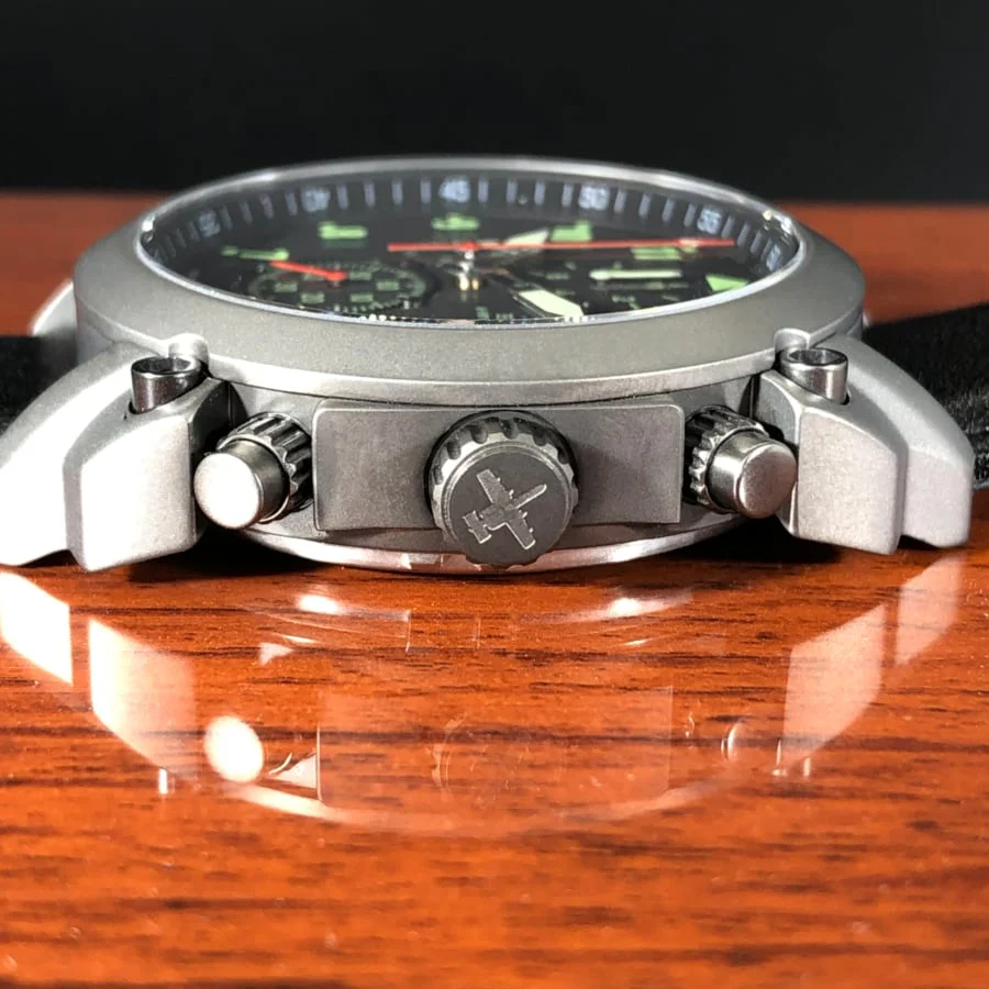 A-10 Thunderbolt Tribute - Gunmetal Finish, Leather Band - Image 4