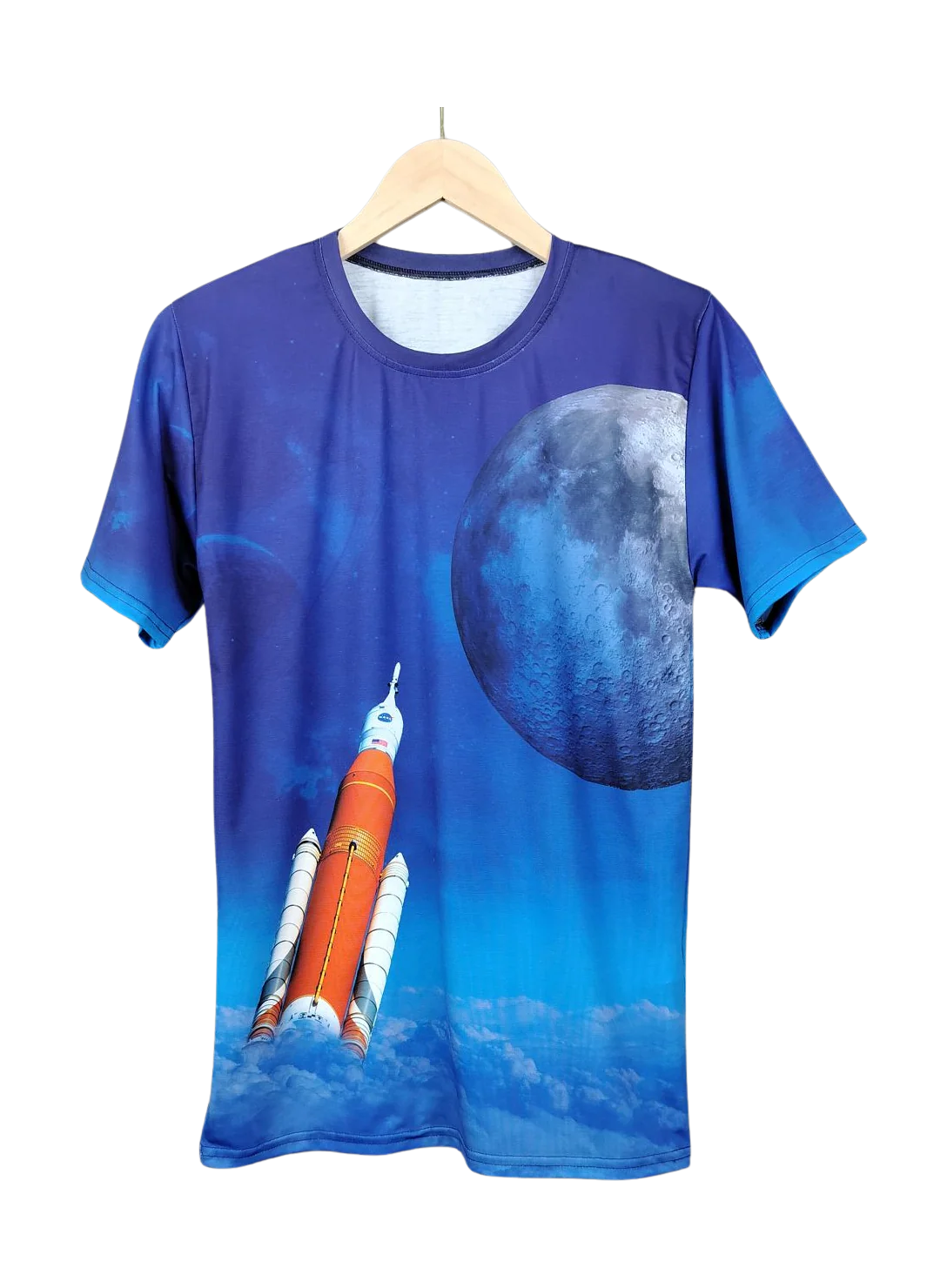 ARTEMIS SLS Rocket to the moon adult unisex t-shirt
