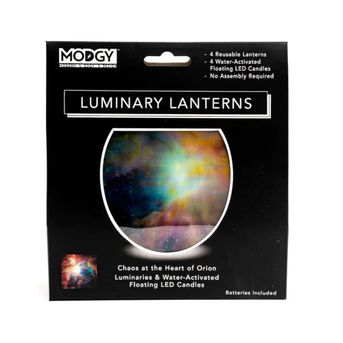 Chaos At the Heart of Orion Luminaries - Set of 4 - Image 3