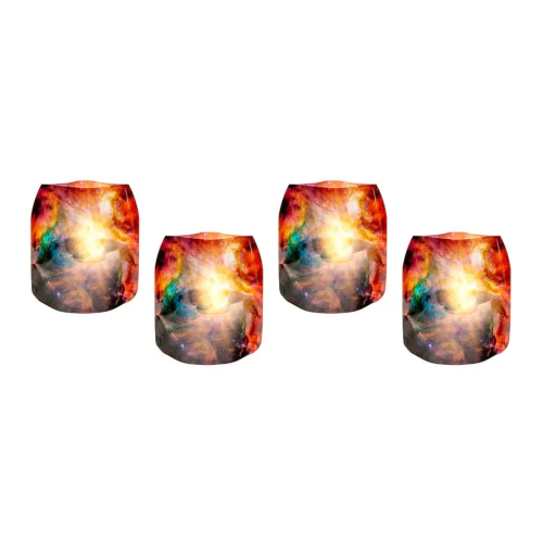 Chaos At the Heart of Orion Luminaries - Set of 4 - Image 4