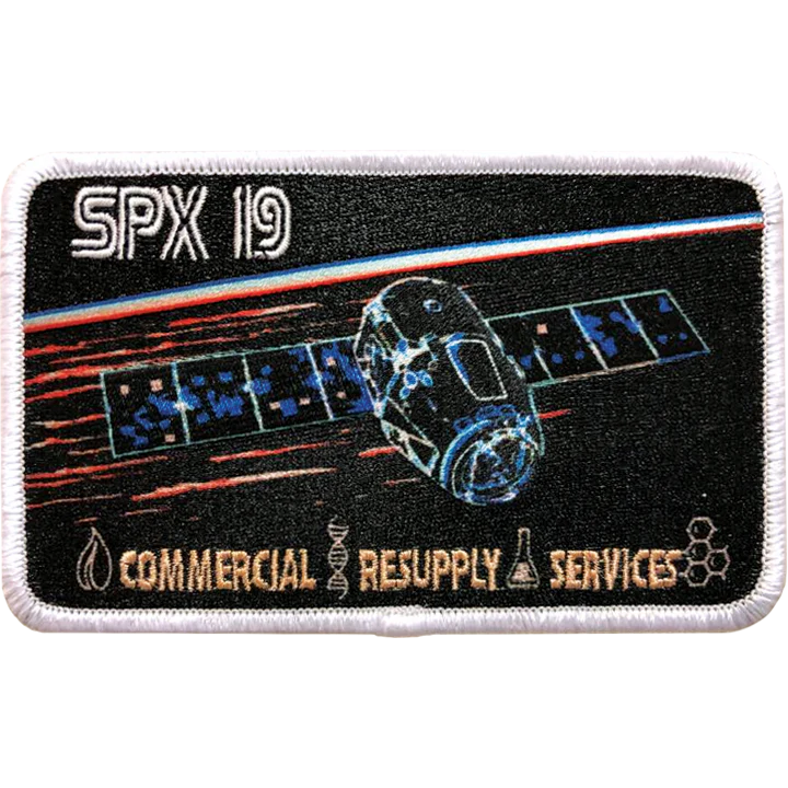 CRS SpaceX 19 Mission Patch