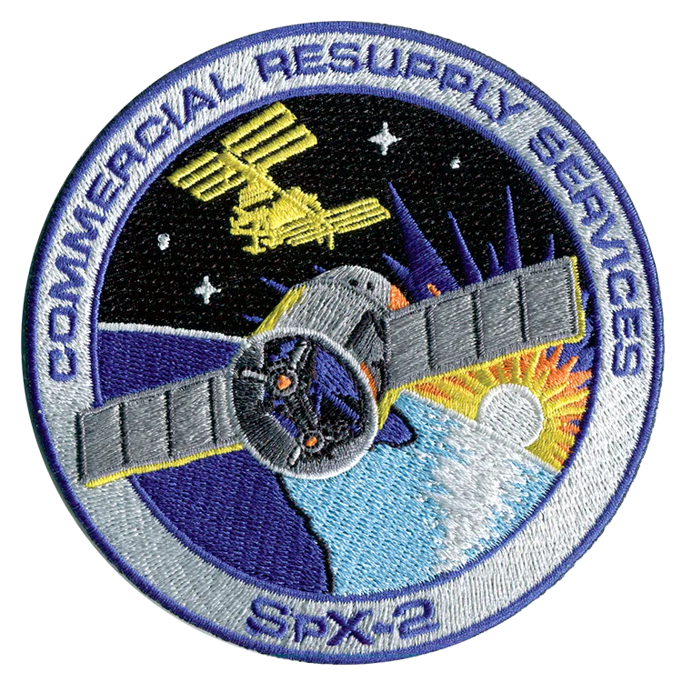 CRS SpaceX 2 from AB Emblem