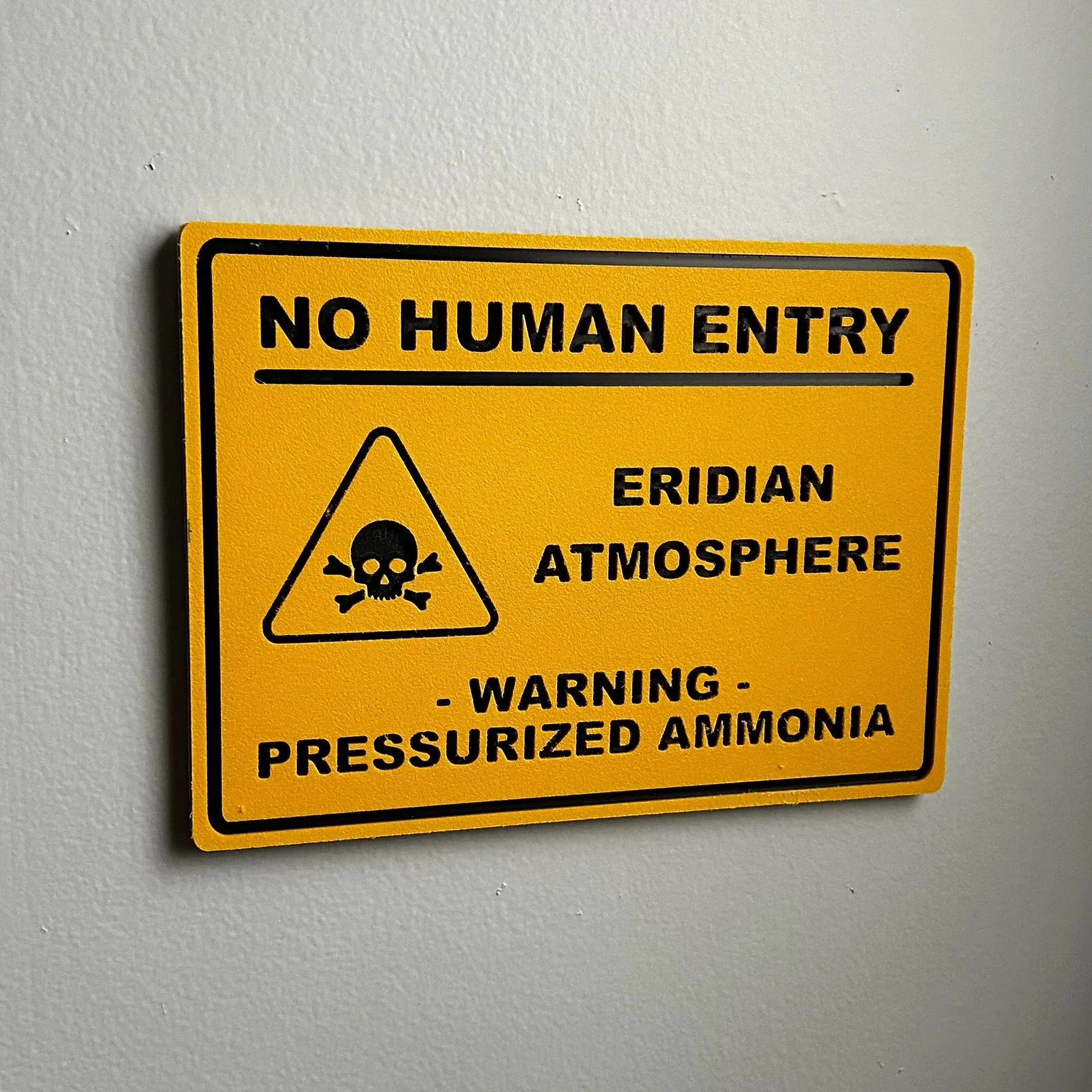 Eridian Atmosphere Wall Sign