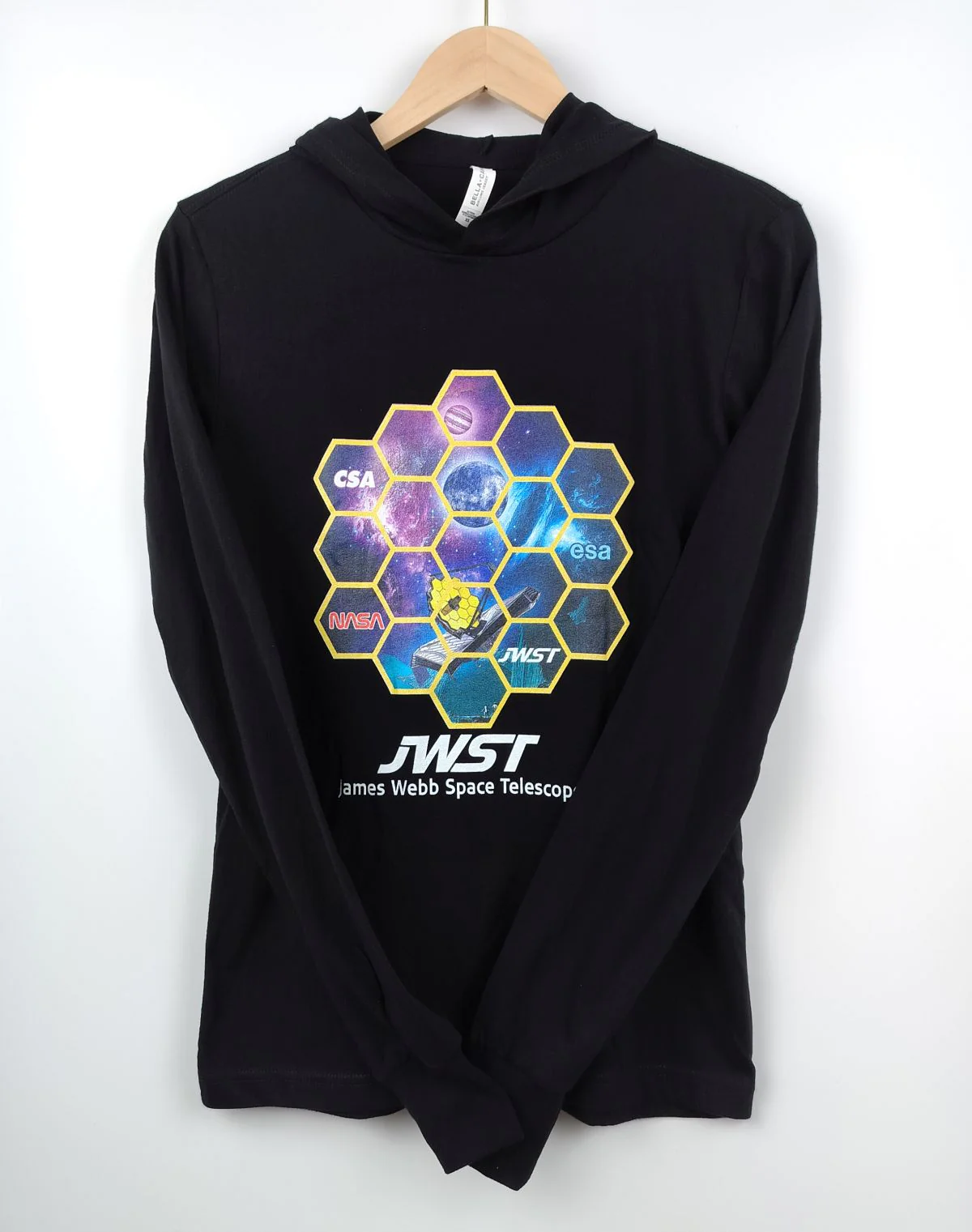 James Webb Space Telescope Hooded long-sleeve tee