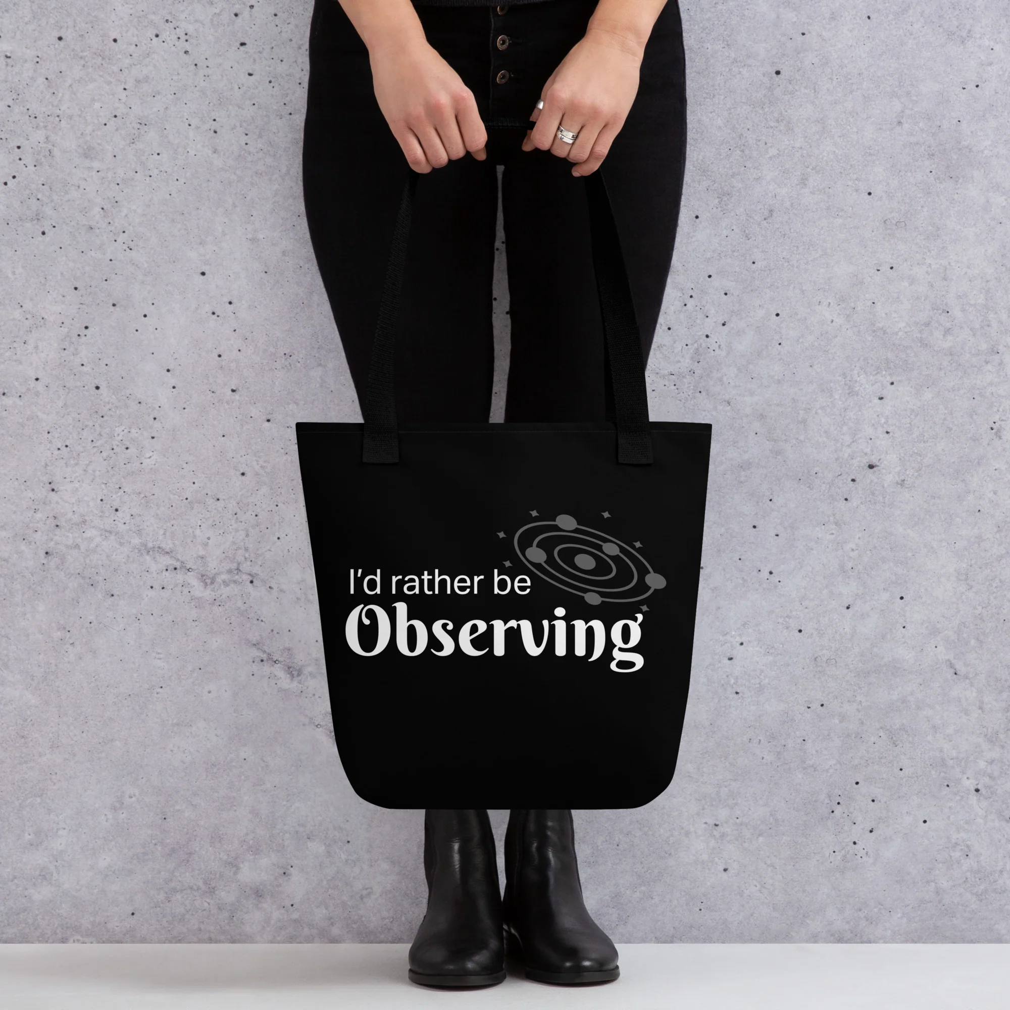 I'd Rather Be Observing Tote Bag - Image 2