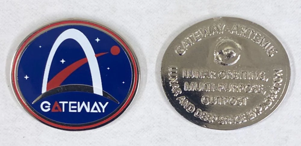 Lunar Orbital Platform Lapel Pin