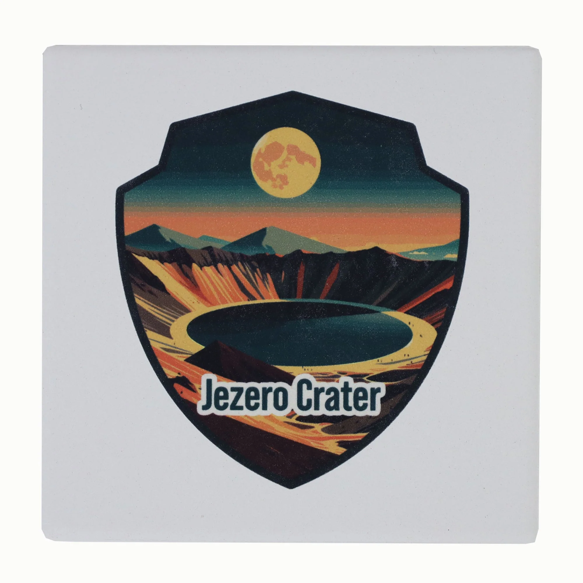 Mars Locations Ceramic Coaster Set - Image 7