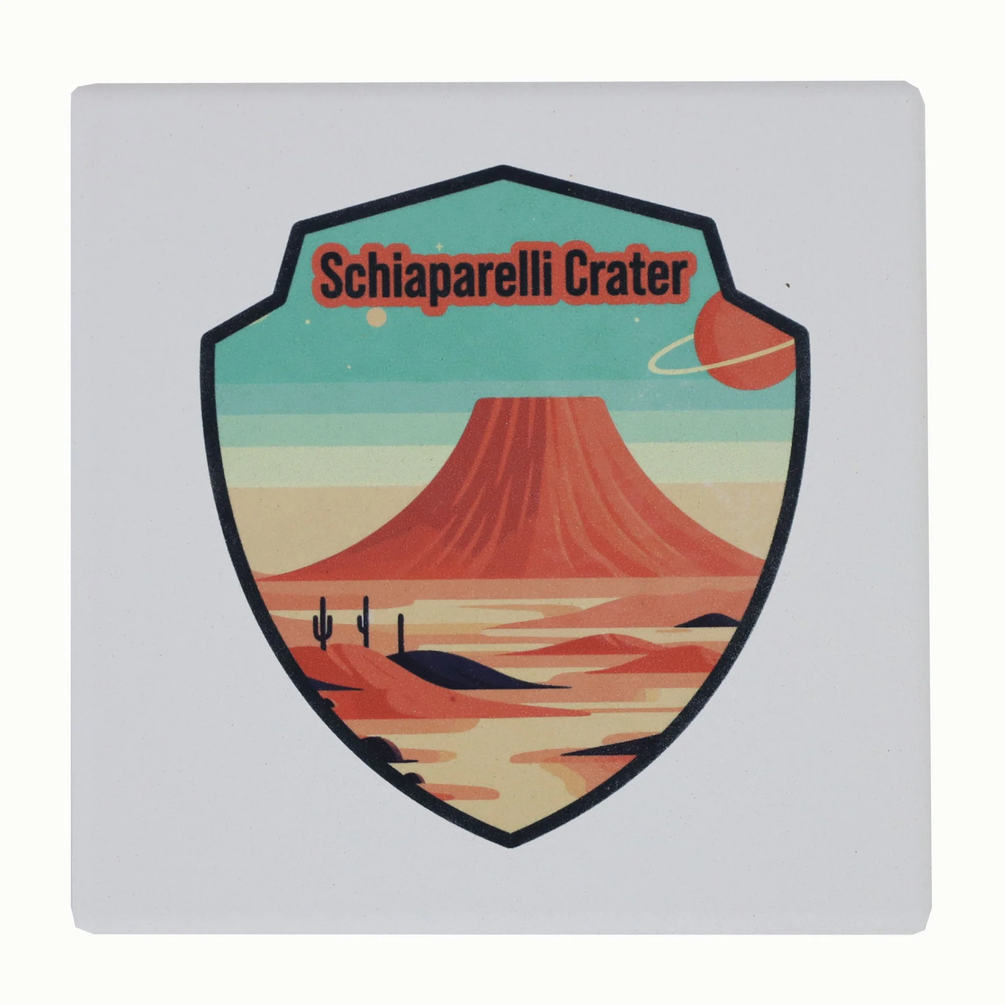Mars Locations Ceramic Coaster Set - Image 8