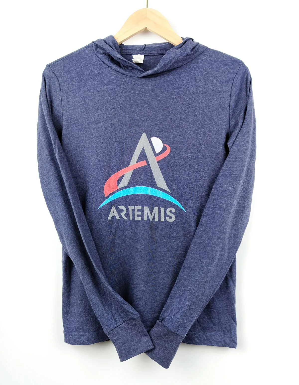 NASA Artemis Program Hooded Long Sleeve Shirt