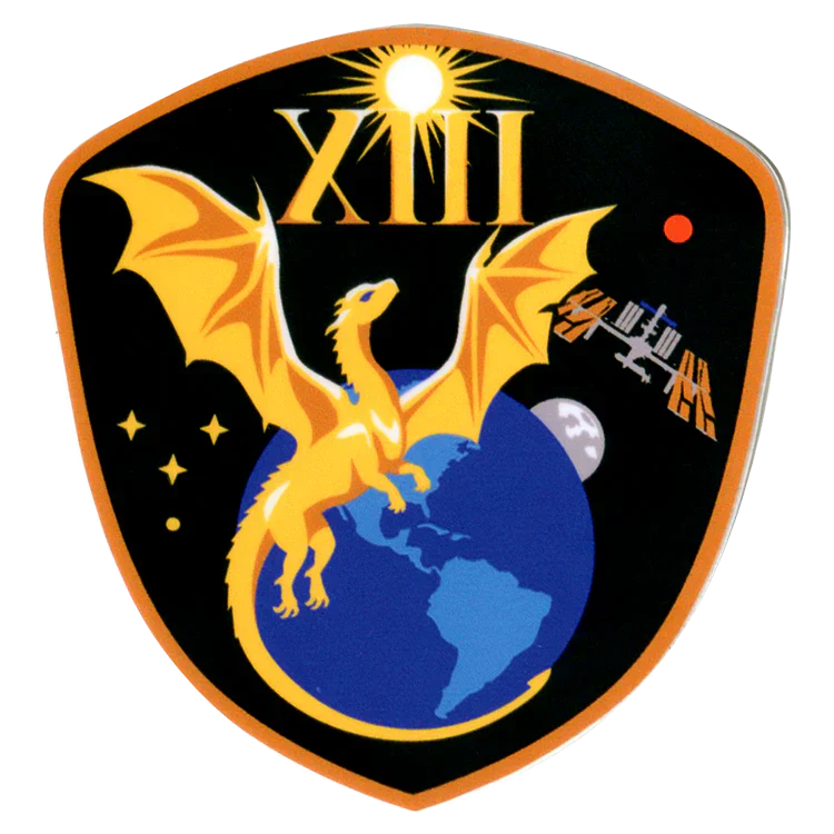 NASA SpaceX Crew 13 Mission lapel pin (No Names)