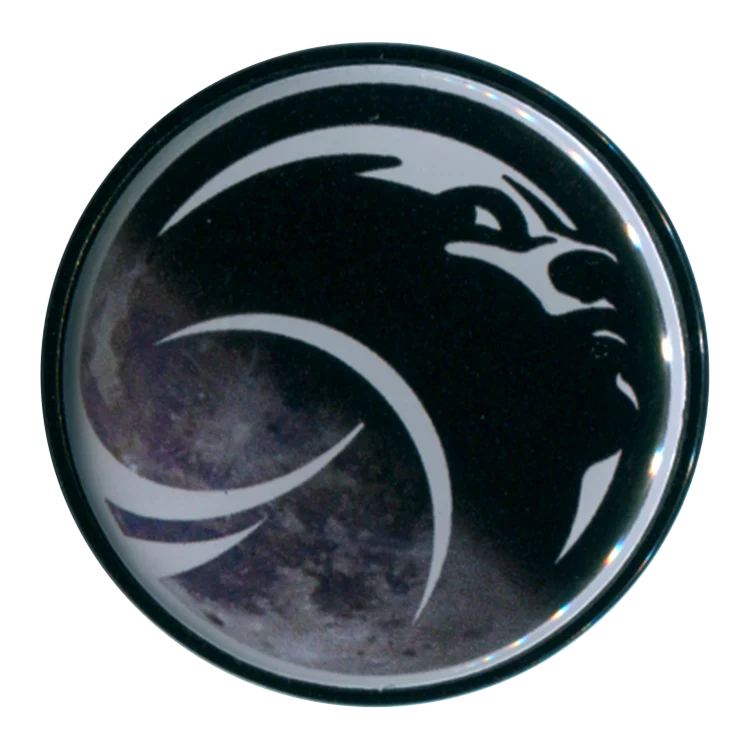 NASA 'Woman on the Moon' Artemis Logo Lapel Pin Black