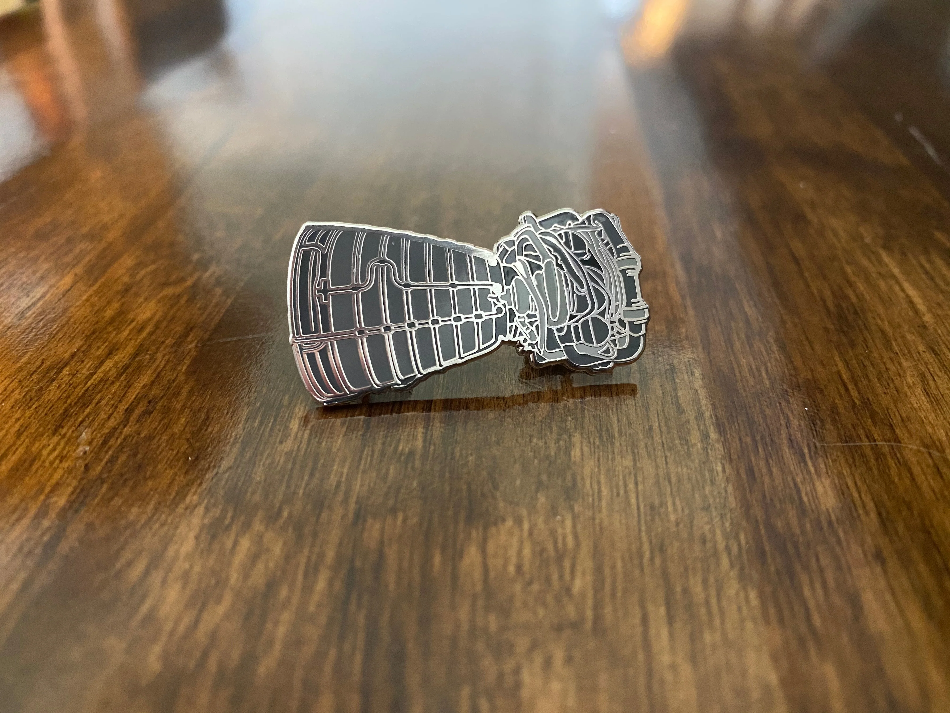 RS-25 Engine (SLS & Space Shuttle SSME) Hard Enamel Pin - Image 3