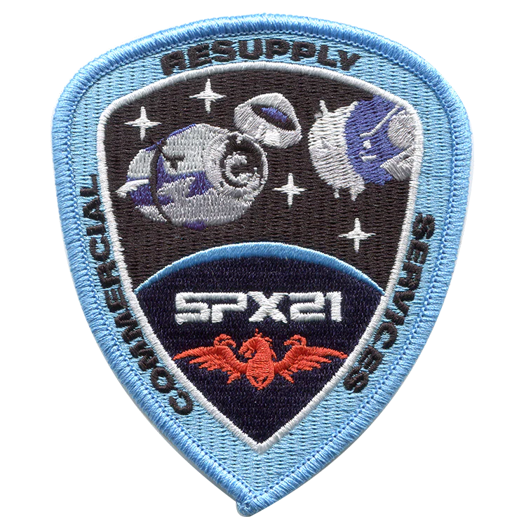 SPACEX CRS 21 Mission Patch - NASA version
