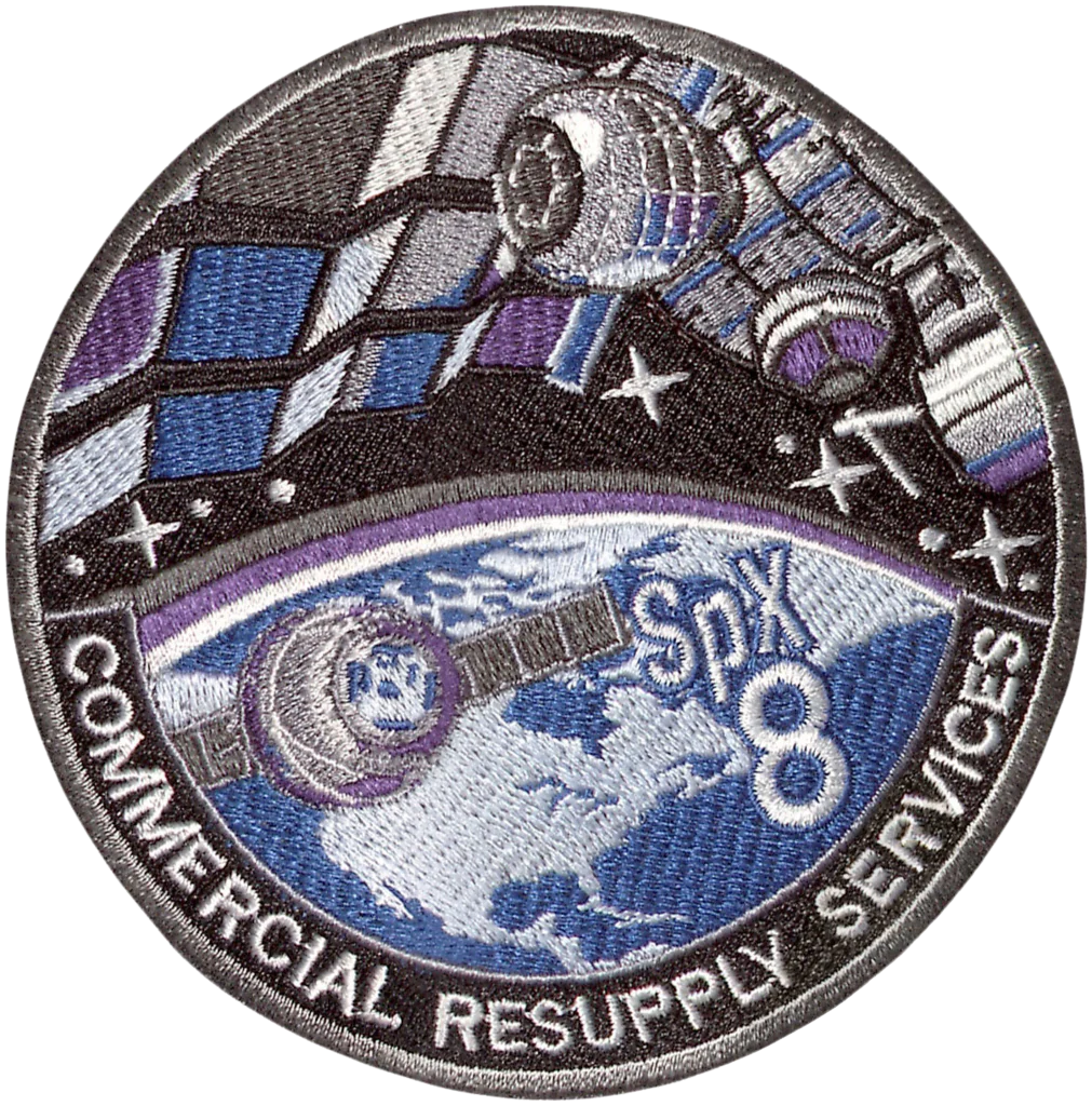 NASA SpaceX CRS-8 Mission Patch
