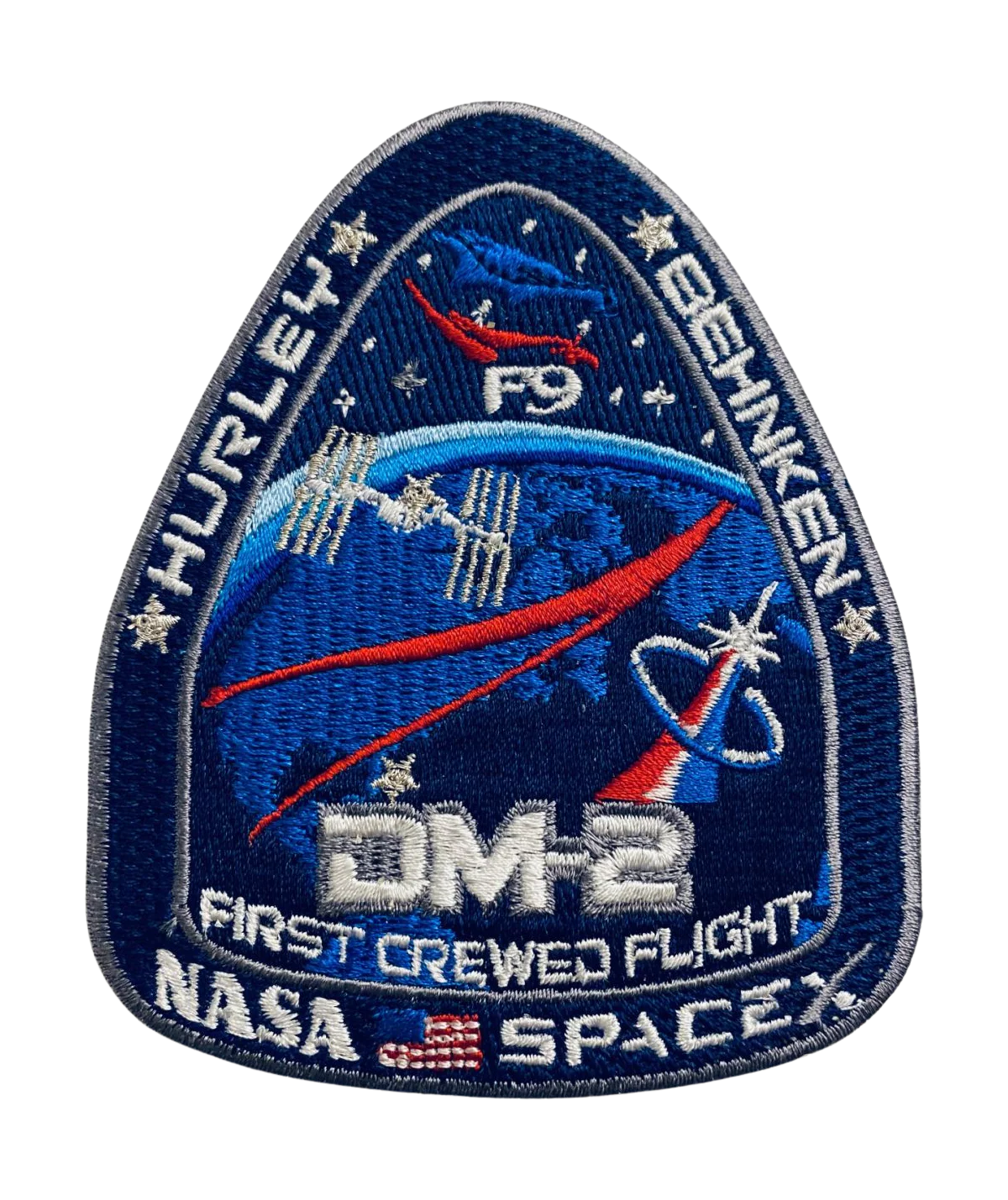NASA SPACEX DM-2 Mission Flight Patch